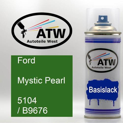 Ford, Mystic Pearl, 5104 / B9676: 400ml Sprühdose, von ATW Autoteile West.